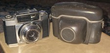 Agfa Silette LK 35mm Film Camera Color-Apotar 45mm f/2.8 w/ Case Tested