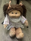Vintage 1984 Cabbage Patch Kid Mold 3 Brown Pigtails - Read Description.