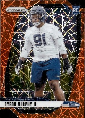 2024 Prizm Orange Lazer Byron Murphy Rookie RC BUY 3 GET 1 FREE