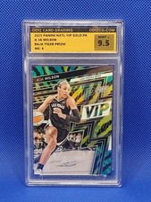 2025 Panini National VIP Gold Pack A'ja Wilson No. 6 Baja Tiger Prizm ODIZ 9.5