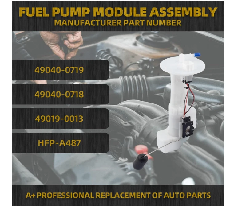 Conjunto de módulo de bomba de combustible 49040-0719 compatible con Kawasaki Mule 4000 4010 Foto 2 de 4