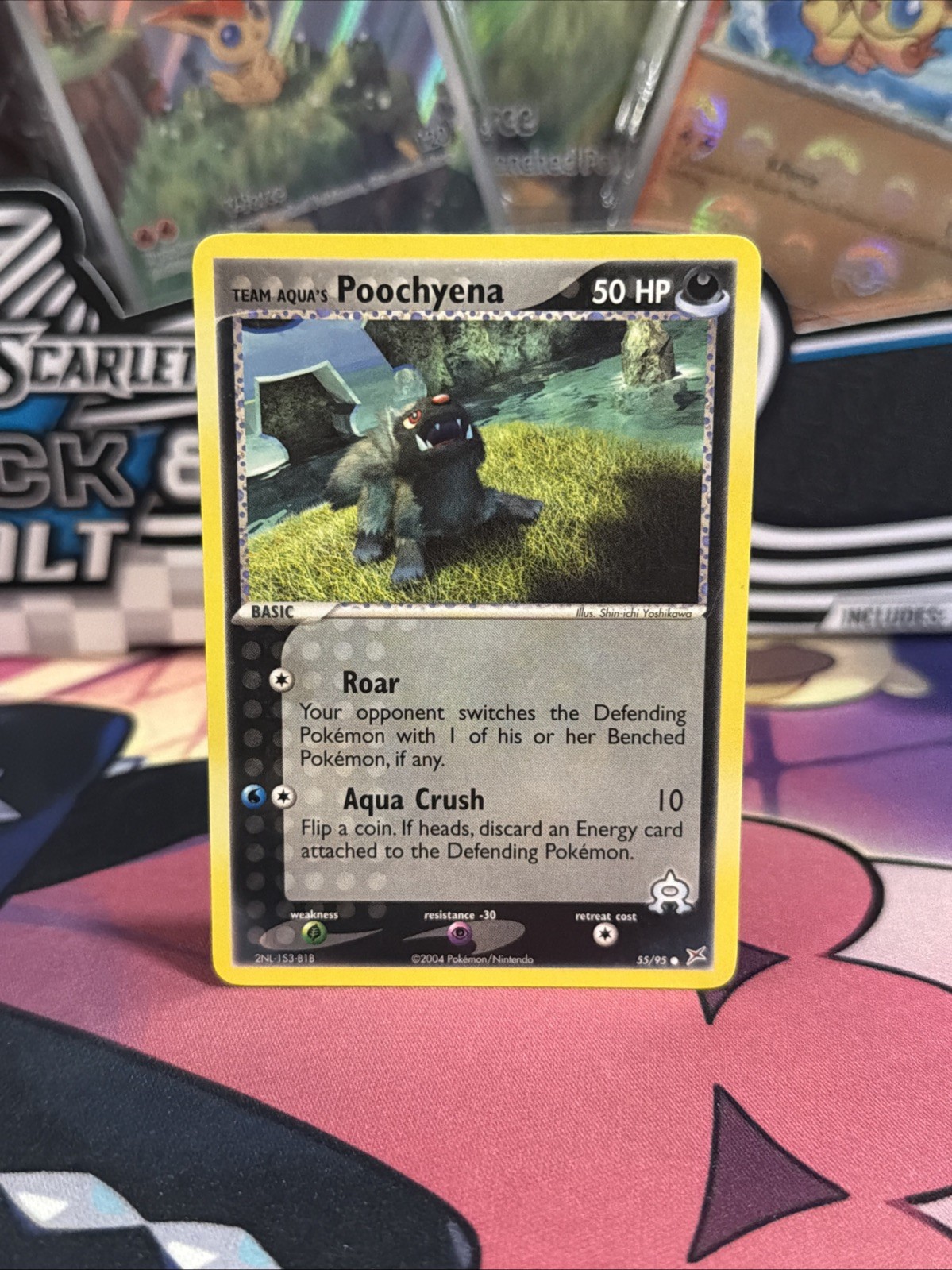 Pokemon Team Aqua's Poochyena 55/95 Team Magma Team Aqua NM-MT See Pictures