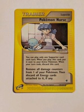 Pokemon Nurse 145/165 Uncommon Expedition Base Set Pokemon LP