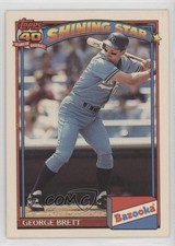 1991 Topps Bazooka Shining Stars George Brett #10 HOF 6a4