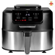 Tower T17131 Vortx 5 in 1 Air Fryer and Grill with Crisper,5.6L,1700W,Black EACH