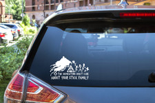 Dementors Decal: Magical Stick Family Warning Sticker - 6587