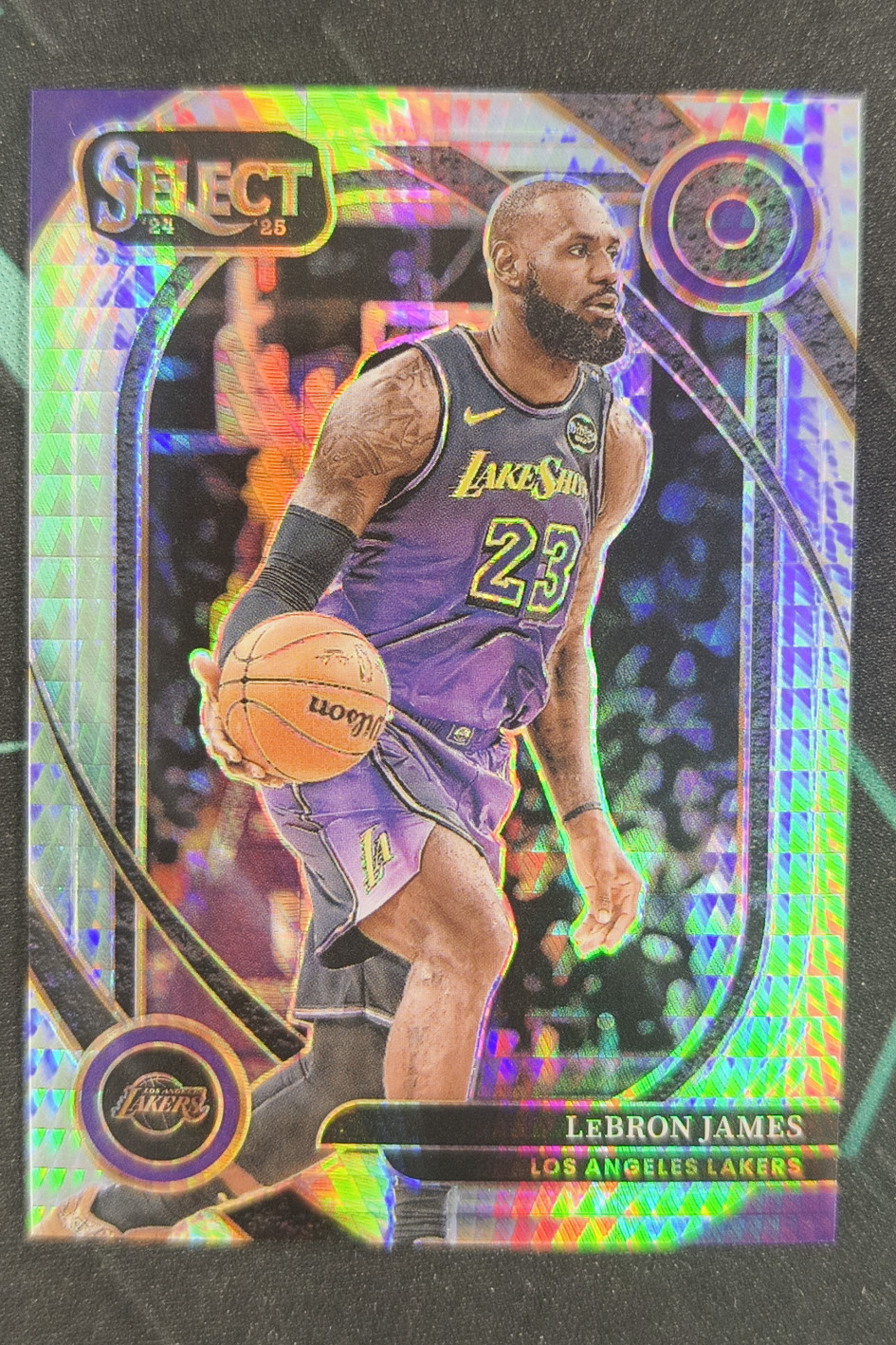 2024-25 Panini Select LeBron James Courtside Lucky Envelopes Prizms /8 #241