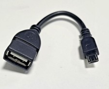 USB 2.0 A - Female to Micro USB B Male On-The-Go (OTG) adaptor cable