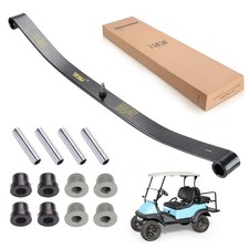 Golf Cart Heavy Duty Front Leaf Spring with Bushing Kit Fits Black leaf spring