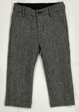 Janie Jack Boys Wool Blend Lined Dress Pants Size 18-24 Months LN