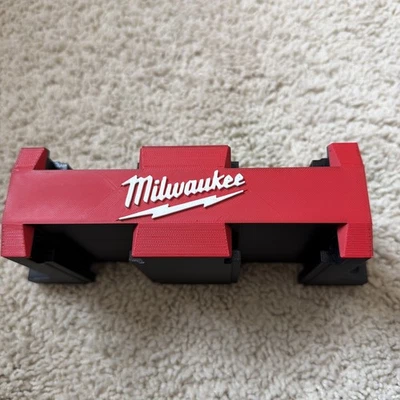 Milwaukee Battery M18 Holder / Mount BLACK SUPER STRONG for 4 batteries.