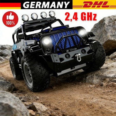 1:18 RC Monster Truck ferngesteuertes Auto Monster Buggy 2,4Ghz mit LED-Lichtern