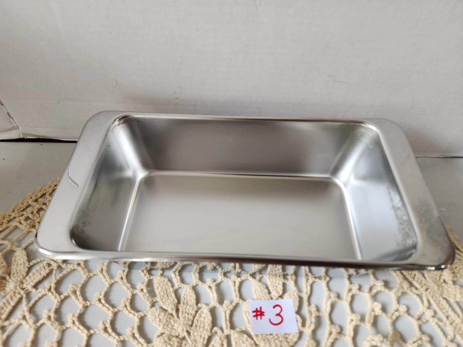 REVERE WARE Stainless Steel Bread Loaf Pan 2QT 9.5x5.25x2.75 2517 2 quart metal