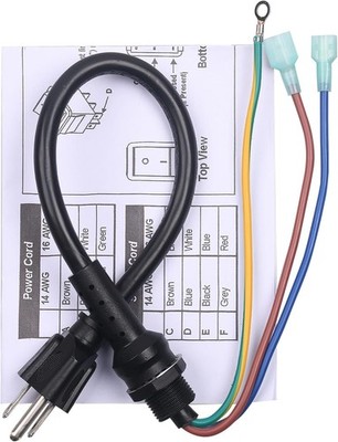 100641 Power Cord Compatible with ProTeam Backpack Vacuum Replacement for