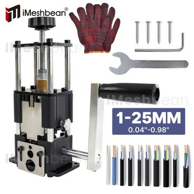Electric & Manual Wire Stripping Machine Cable Cutter Copper Peeling Stripper US