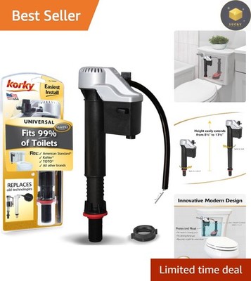 QuietFILL Platinum Toilet Fill Valve   Universal Fit, Easy Install, Made in USA