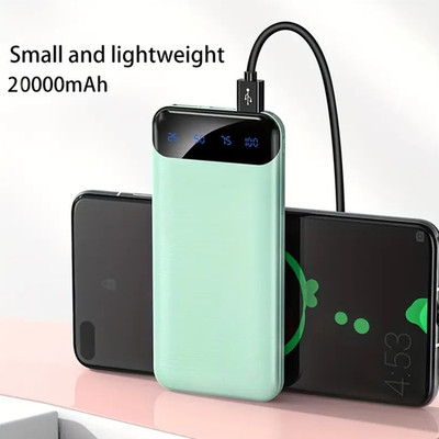 10000mAh Hochleistungsfähige mobile Powerbank Schnellladegerät USB-Ersatzakku
