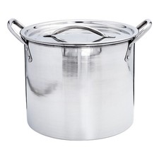 Stainless Steel Large Stock Pot Brew Boiling Stew Soup Cooking Pot by Buckingham
