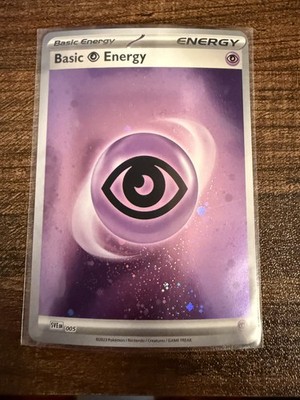 Pokemon Basic Psychic Energy Cosmos Holo 005 Pokemon Card   Near Mint   SVE