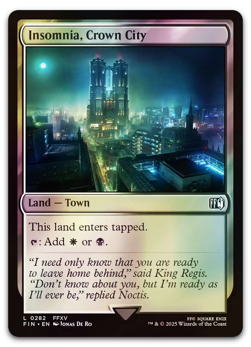 Insomnia, Crown City #282 (Foil) (NM) Final Fantasy FIN