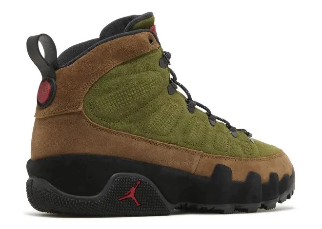 Nike Hombres Air Jordan 9 Retro Bota NRG 'Carne de res y brócoli' Tenis Foto 3 de 4