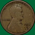 1915-D Lincoln Wheat Cent Fine F Coin #37188