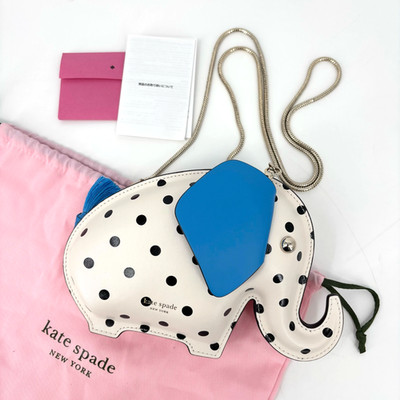 kate spade new york Cabana Dot Tiny Elephant Bag Leather Authentic From Japan