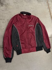 Vintage 80s Honda Gold Wing Hondaline Jacket L Maroon Black USA Motorcycle