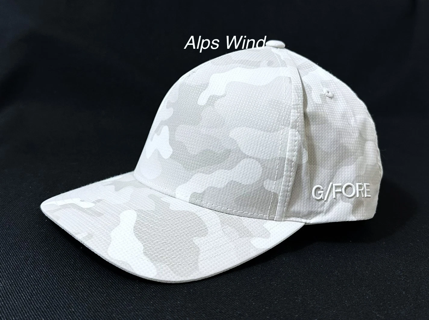 G-Fore G4 White Gray Camo Snapback Golf Hat GMH000003 - NEW