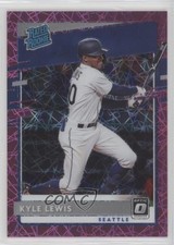 2020 Panini Donruss Optic Rated Rookies Pink Velocity Prizm /199 Kyle Lewis v9t