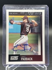 Chris Paddack 2020 Chronicles Score 10/10 Signatures #19 Padres