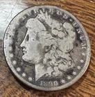 1890-CC Morgan Dollar Nice Original VG CHRC