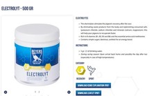 Beyers electrolytes for racing pigeons