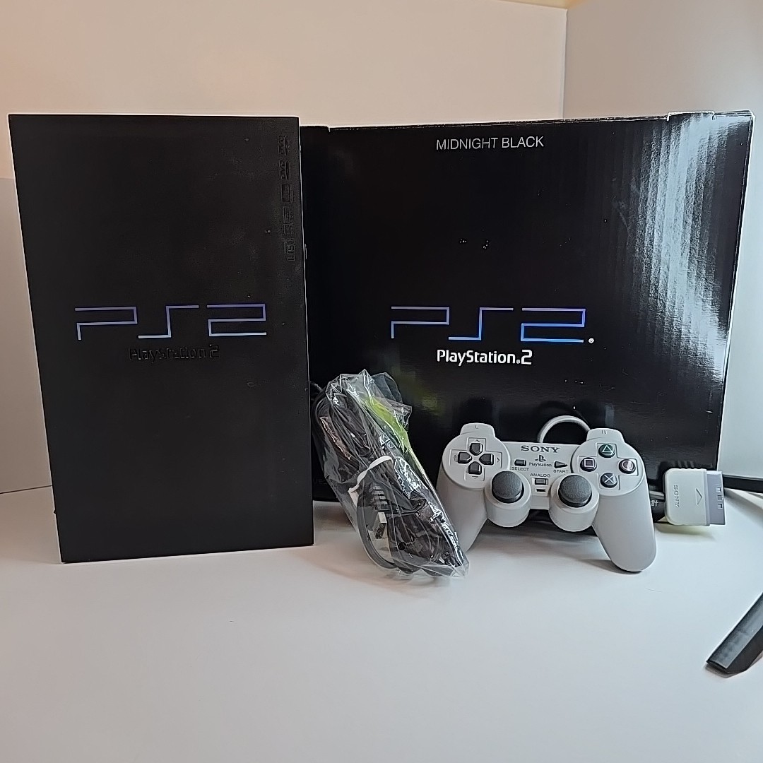 プレイステーション2 PlayStation2 SONY PlayStation2 PS2 SCPH-50000 NB Midnight Black Console