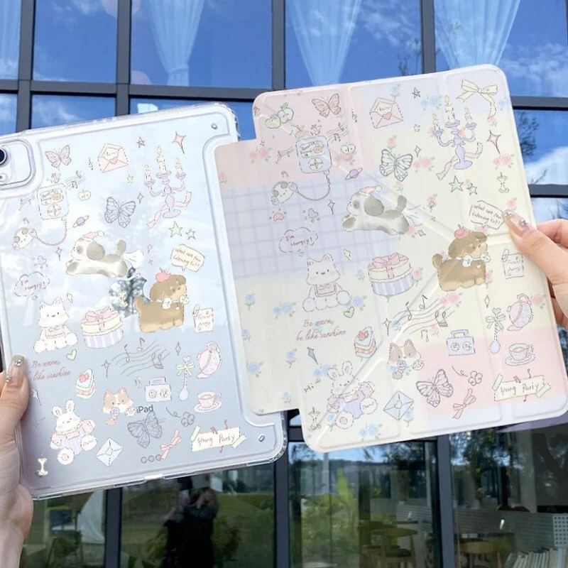 Cartoon Case for Ipad 5 6 7 8 Pro 2021 2024 Air 1 2 3 4 Shockproof Kawaii Animal - Image 3 of 4