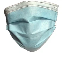 50 Pcs Face Mask Non Medical Surgical Dental Disposable 3ply Earloop Mouth Cover