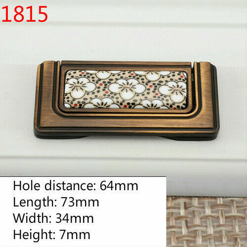 Home Ceramic Cabinet Pulls Handles Retro Drawer Knobs Furniture Handle Hardware - Picture 19 of 21