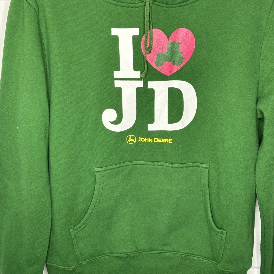 John Deere 女孩 绿色 I 🩷 John Deere 连帽衫 尺寸 L 11/13 — 第 3/4 张图片
