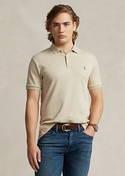 NWT Men's 2XL Ralph Lauren Polo Classic Fit Soft Beige Sand