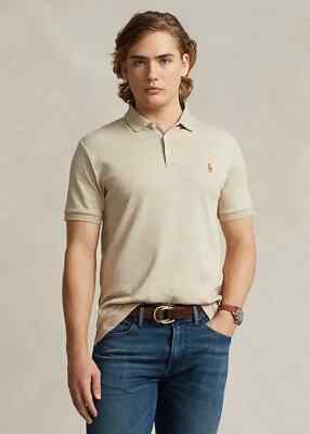 NWT Men's 2XL Ralph Lauren Polo Classic Fit Soft Beige Sand