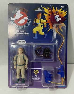 Ray Stantz and Wrapper Ghost Figure Kenner The Real Ghostbusters 2020 