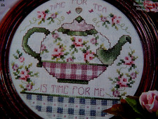 OOP 2007 Stoney Creek Magazine Cross Stitch Pattern "Time for Tea"