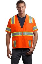 CORNERSTONE ANSI 107 Class 3 Dual-Color Safety Vest. CSV406 - SZ: LGE  4XL 