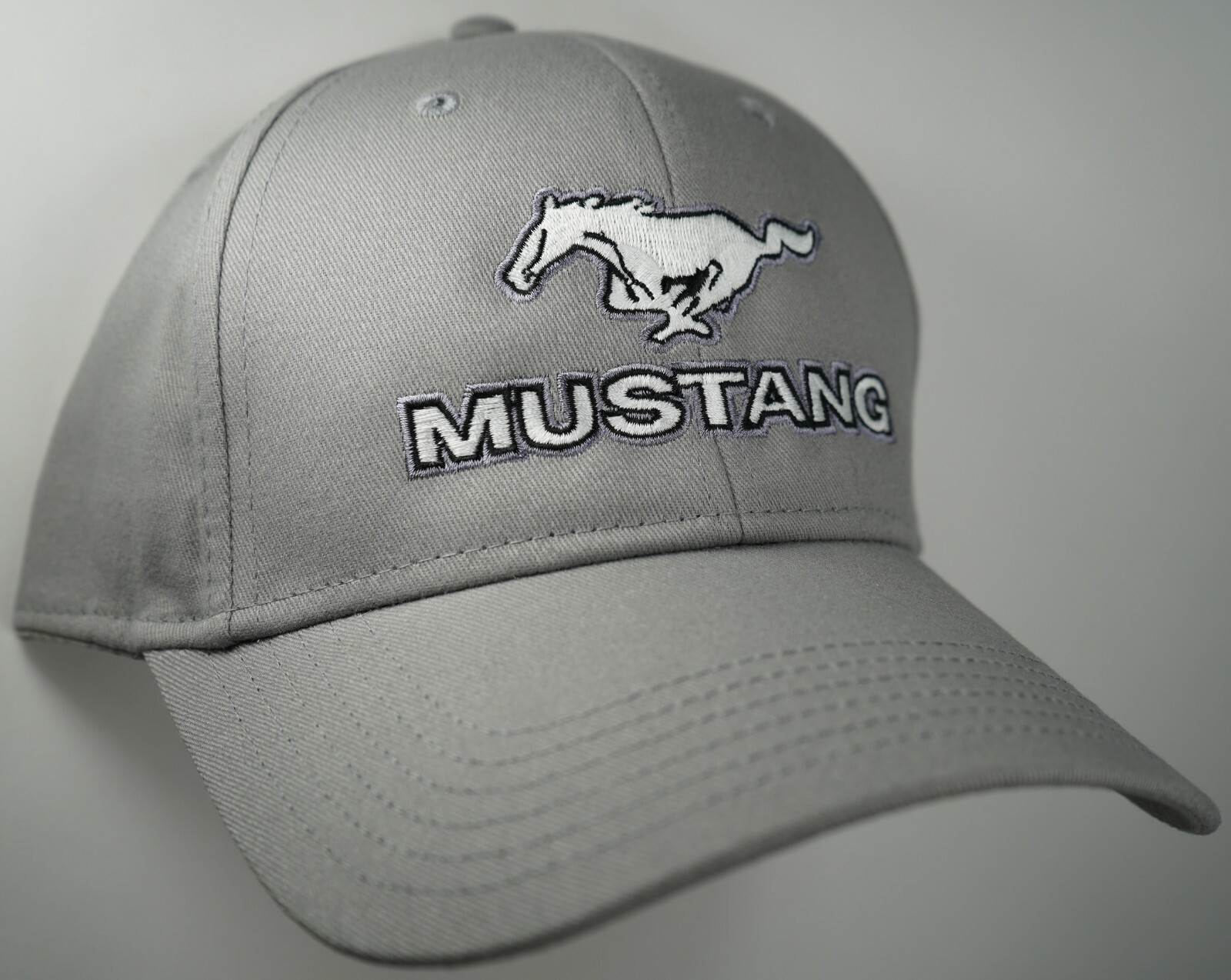 Cappello Cappello Con Licenza Ford Mustang Pony Grigio HR 183