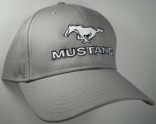 Hat Cap Licensed Ford Mustang Pony Grey HR 183