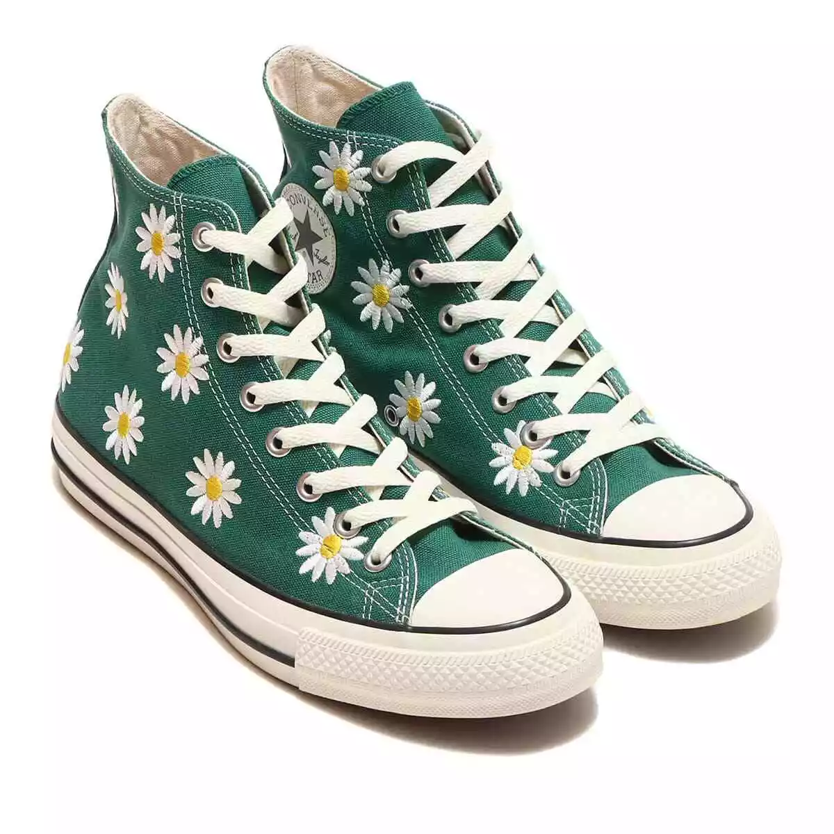 柔らかな質感の ☆新品☆ CONVERSE ALL STAR DAISY FLOWER HI