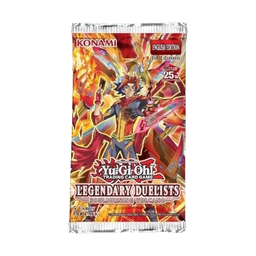 Yu Gi Oh LD10 Soulburning Volcano Sealed Booster Pack