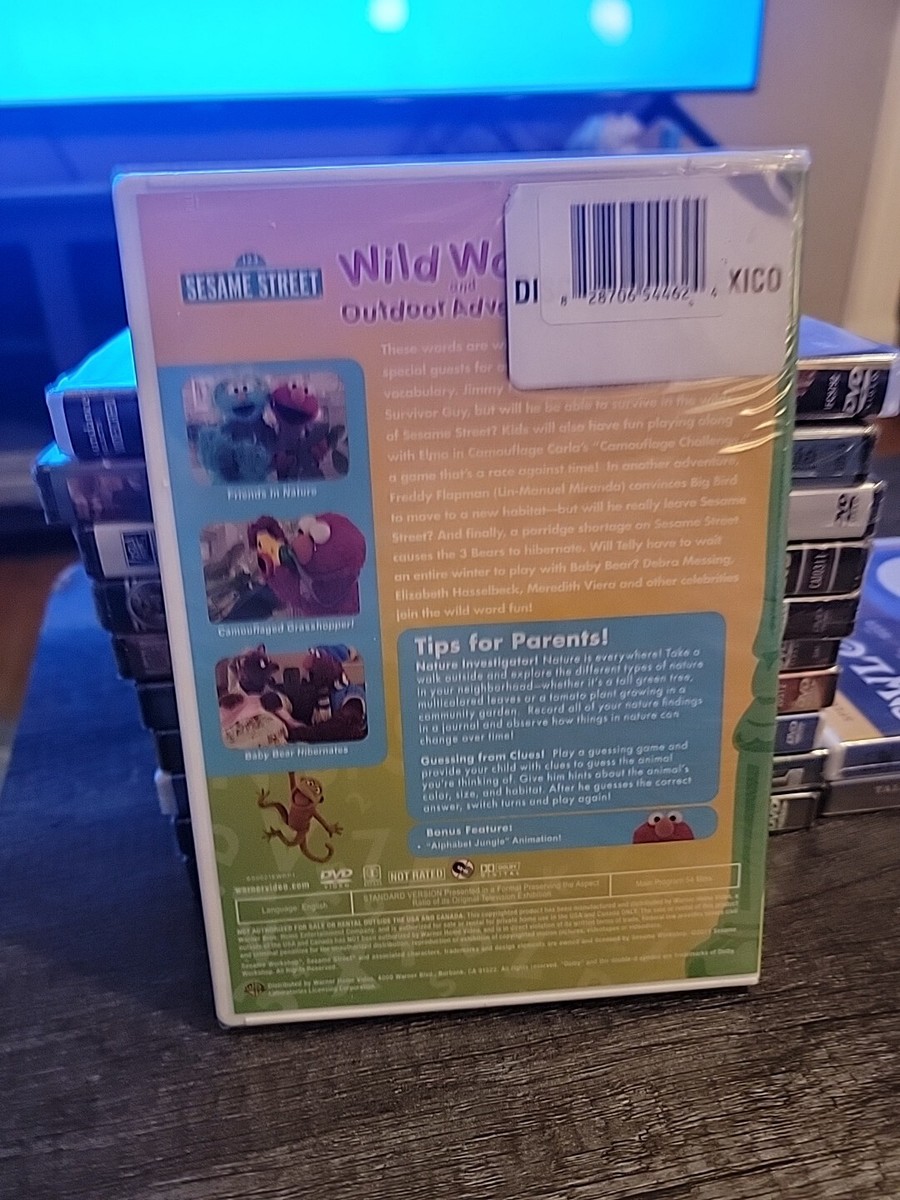 Sesame Street - Wild Words and Outdoor Adventures- Brand New