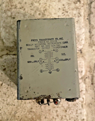 Freed 32035 Audio Transistor Output Transformer (from Scully Tape