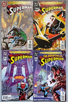 Superman Crossover ''City of the Future'' - pts 1-4 (complete), DC Comics 1999, VF